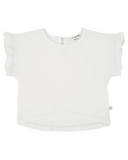 +1 in the family "Campanet" Short Sleeve Tee in Off - White - +1 in the family - Shirt