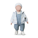 +1 in the family "Naxos" Hooded Jacket in Misty Blue - +1 in the family - Jacket