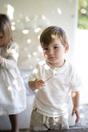 +1 in the family "Ordis" Short Sleeve Tee in Off - White - +1 in the family - Shirt