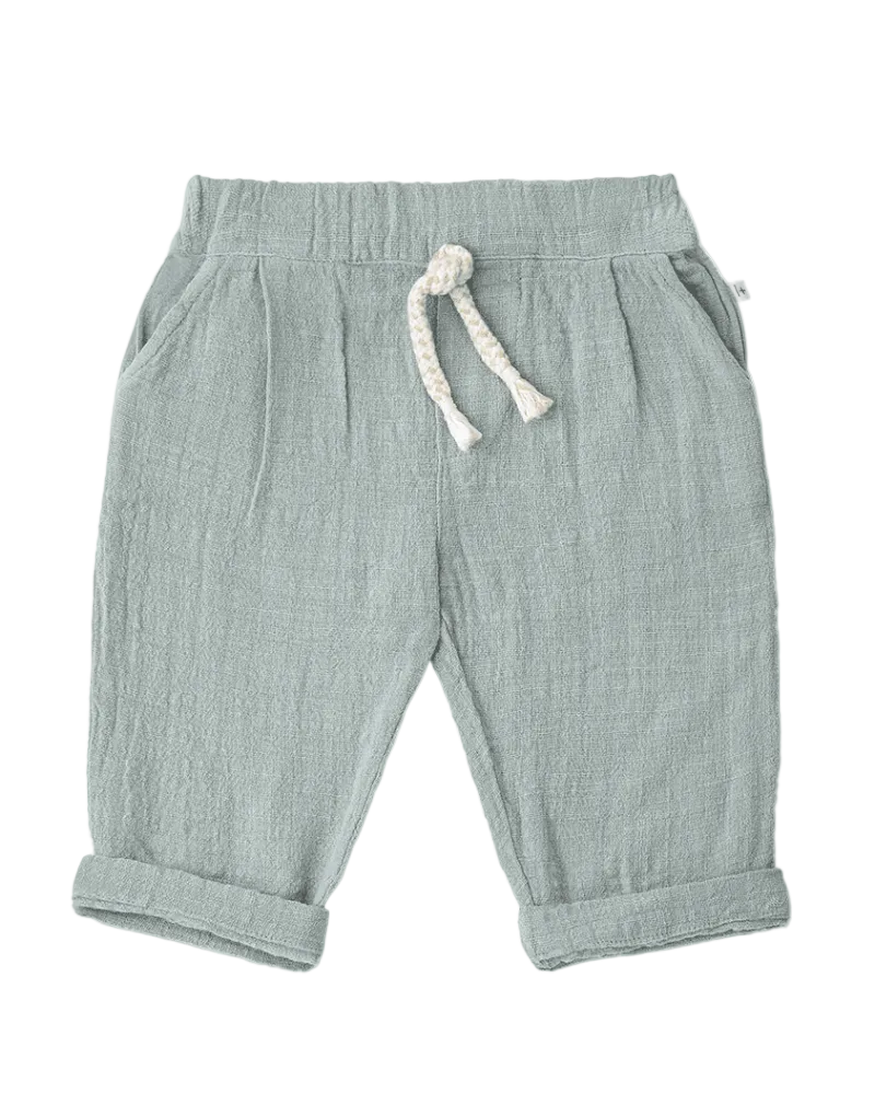 +1 in the family "Rupia" Cotton Pants in Iceberg - +1 in the family - Pant
