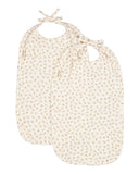 2 pack long fabric bibs - petites fleurs - MarMar Copenhagen - Bib