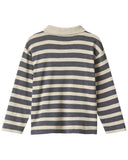 Striped long-sleeve shirt on a white background