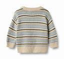 Wheat Harlow pullover blue and off white Fair Isle jacquard, detail