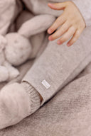 Tartine et Chocolat baby wool & cashmere romper beige melange