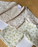 Valu Bebe baby quilted floral jacket pink and yellow