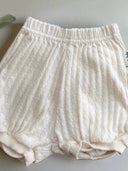 Valu Bebe coy baby bloomers white and chocolate