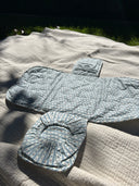 MarMar Copenhagen baby portable changing mat floral stripes