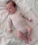 MarMar Copenhagen belita baby kimono onesie light beige