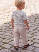 +1 in the family saus baby striped tee shirt seafoam