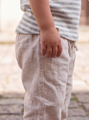 +1 in the family castel baby pants beige