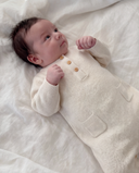 Les Lutins boris baby cashmere romper off white