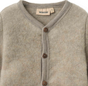 Wheat levi baby bunting suit khaki melange