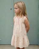 Emile et Ida baby flared floral dress paraquette