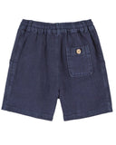 AD004A Emile et Ida "Marine" Linen Shorts for Toddler - Emile et Ida - Short