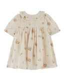 AD045A Emile et Ida "Althea" Flared Floral Dress for Baby with Peter Pan Collar - Emile et Ida - Dress