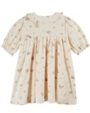 AD045A Emile et Ida "Althea" Flared Floral Dress for Toddler with Peter Pan Collar - Emile et Ida - Dress