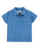 AD092A Emile et Ida "Rayure Mer" Striped Terry Polo for Toddler - Emile et Ida - Shirt