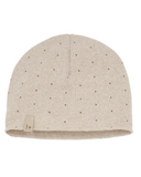 beige dot knit beanie - 'ares' by +1 in the family - +1 in the family - beanie