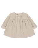 beige longsleeve knitted dot dress - 'claire' by +1 in the family - +1 in the family - Dress
