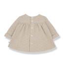 beige longsleeve knitted dot dress - 'claire' by +1 in the family - +1 in the family - Dress