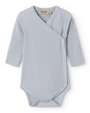 MarMar Copenhagen belito baby kimono onesie misty blue