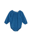 cozmo bodysuit - royal blue corduroy 'freeda' - My Little Cozmo - Bodysuit