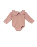 cozmo bodysuit - striped brown jersey 'sweet' - My Little Cozmo - Bodysuit
