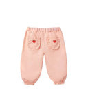 Cozmo "Cami" Linen & Cotton Ruffle Pants in Cloud Pink - My Little Cozmo - Pants