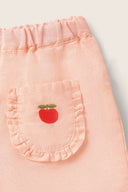 Cozmo Cami Linen & Cotton Ruffle Pants in Cloud Pink - My Little Cozmo - Pants