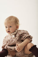 cozmo dress - melange floral flannel 'berna' - My Little Cozmo - Dress