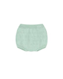 Cozmo "Mae" Newborn Knit Bloomer in Aqua - My Little Cozmo - Bloomer
