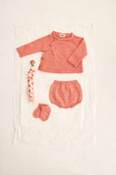 Cozmo "Mae" Newborn Knit Bloomer in Rose - My Little Cozmo - Bloomer