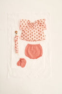 Cozmo "Mae" Newborn Knit Bloomer in Rose - My Little Cozmo - Bloomer
