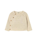 Cozmo "Rain" Newborn Knit Top in Ivory - My Little Cozmo - Wrap Top