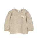 cozmo tee - striped champagne longsleeve 'florencia' - My Little Cozmo - Long - sleeve