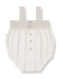 crochet cotton romper - beige 'zeus' - +1 in the family