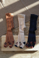dark blue baby ribbed tights - 'sally' by +1 in the family - +1 in the family - Tights
