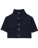 dark blue button down jacket - 'thor' by +1 in the family - +1 in the family - Sweater + Jacket