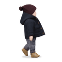 dark blue checkered fleece pants - 'simon' by +1 in the family - +1 in the family - Bottoms