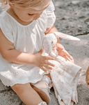 dress + bloomer matching set - white eyelet lace - Elegant Baby - Dress
