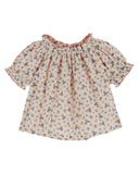 Emile et Ida "Bergere" Floral Print Puff Sleeve Blouse - Emile et Ida - Blouse