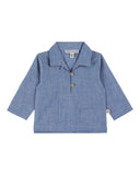 Emile et Ida Pop - Over Shirt in Chambray for Baby - Emile et Ida - Shirt