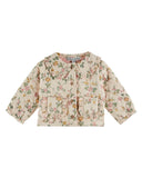 Emile et Ida "Rosier" Quilted Floral Jacket with Peter Pan Collar for Baby - Emile et Ida - Jacket
