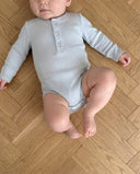 MarMar Copenhagen boyd baby long sleeve onesie misty blue