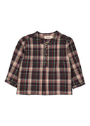 Long Sleeve Checkered Top, Totoro