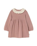 knit long sleeve dress - brushed pink 'florida' - cozmo - My Little Cozmo - Dress
