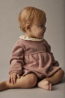 knit long sleeve dress - brushed pink 'florida' - cozmo - My Little Cozmo - Dress