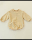 longsleeve round collar bodysuit - yellow "day" - The Lala - One - piece