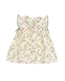 Marie Puce "Bianca" Smocked Floral Dress in Roses Bouquet - Marie Puce - Dress