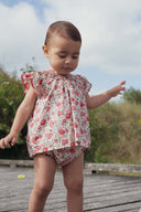 Marie Puce Floral Bloomer in Felicity Poppy - Liberty London Cotton - Marie Puce - Bloomer